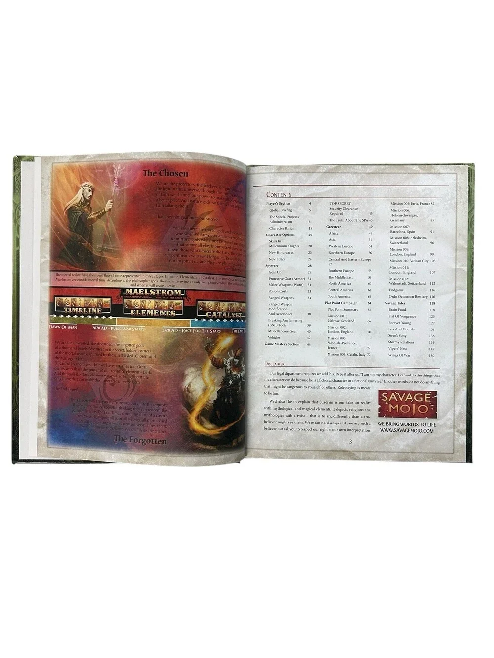 Savage Mojo RPG's Millennium Knights (Savage Worlds) NM